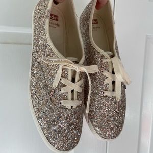 Keds Kate spade glitter shoe
